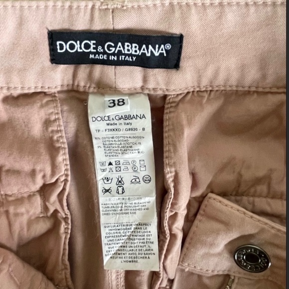 Dolce&Gabbana Women Beige Jeans 2/38 - Picture 2 of 6